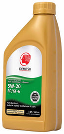 REPLACED BY 30015229-75000C020. Idemitsu Full Syn 5w20 1 Quart - Idemitsu 30013014-75000C020