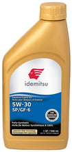 Load image into Gallery viewer, REPLACED BY 30015204-75000C020. Idemitsu Full Syn 5w30 1 Quart - Idemitsu 30013015-75000C020