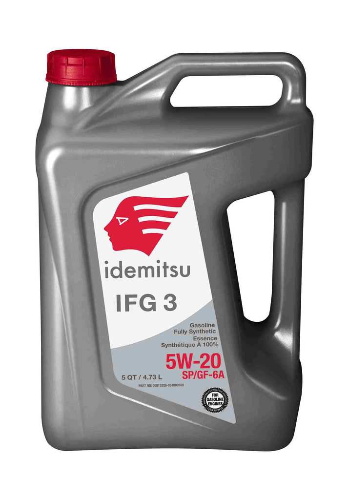 REPLACED BY 30016054-95300C020. Idemitsu Fs Ifg3 5w20 4/5qt - Idemitsu 30015229-95300C020