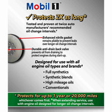 Load image into Gallery viewer, MOBIL 1 Oil Filter - Mobil 1 M1-103A