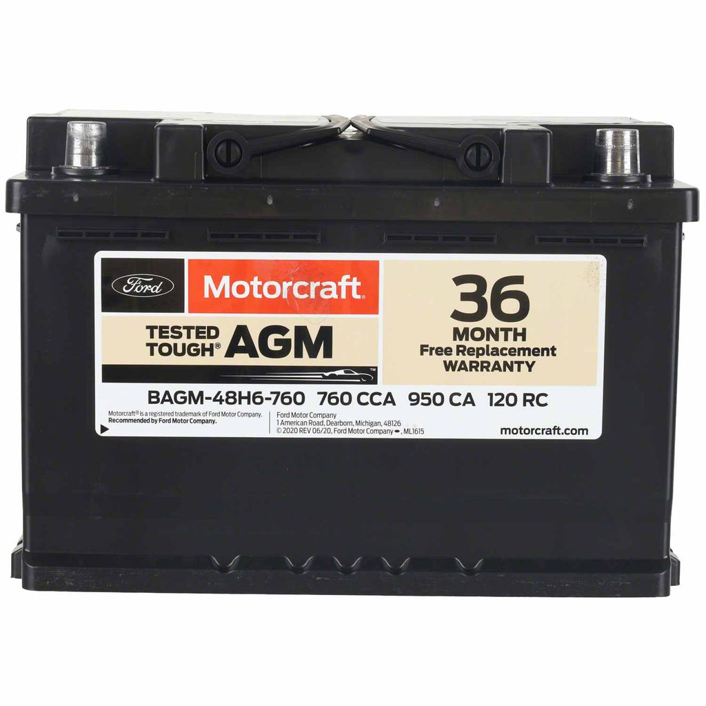 BATTERY - Motorcraft BAGM48H6760