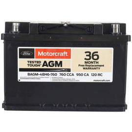 BATTERY - Motorcraft BAGM48H6760