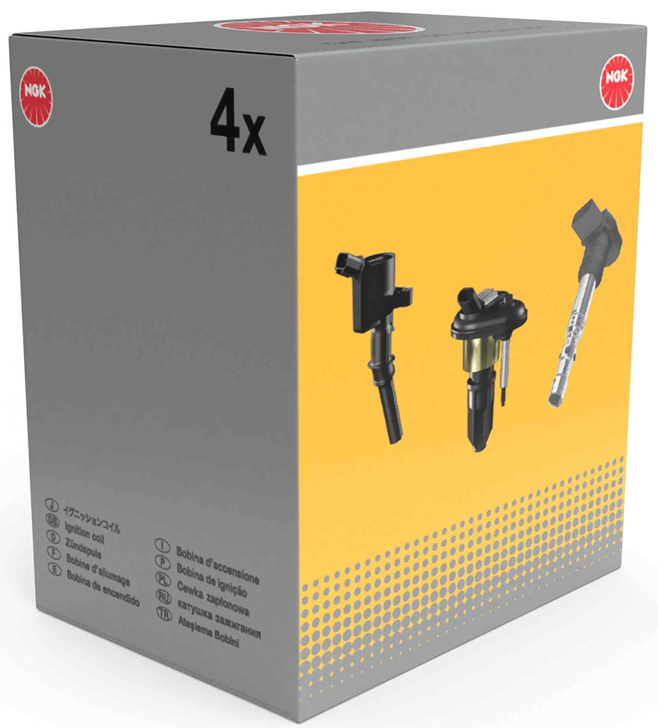 NGK COP (Pencil Type) Ignition Coil Multi-Pack (Qty 4) - NGK 49423