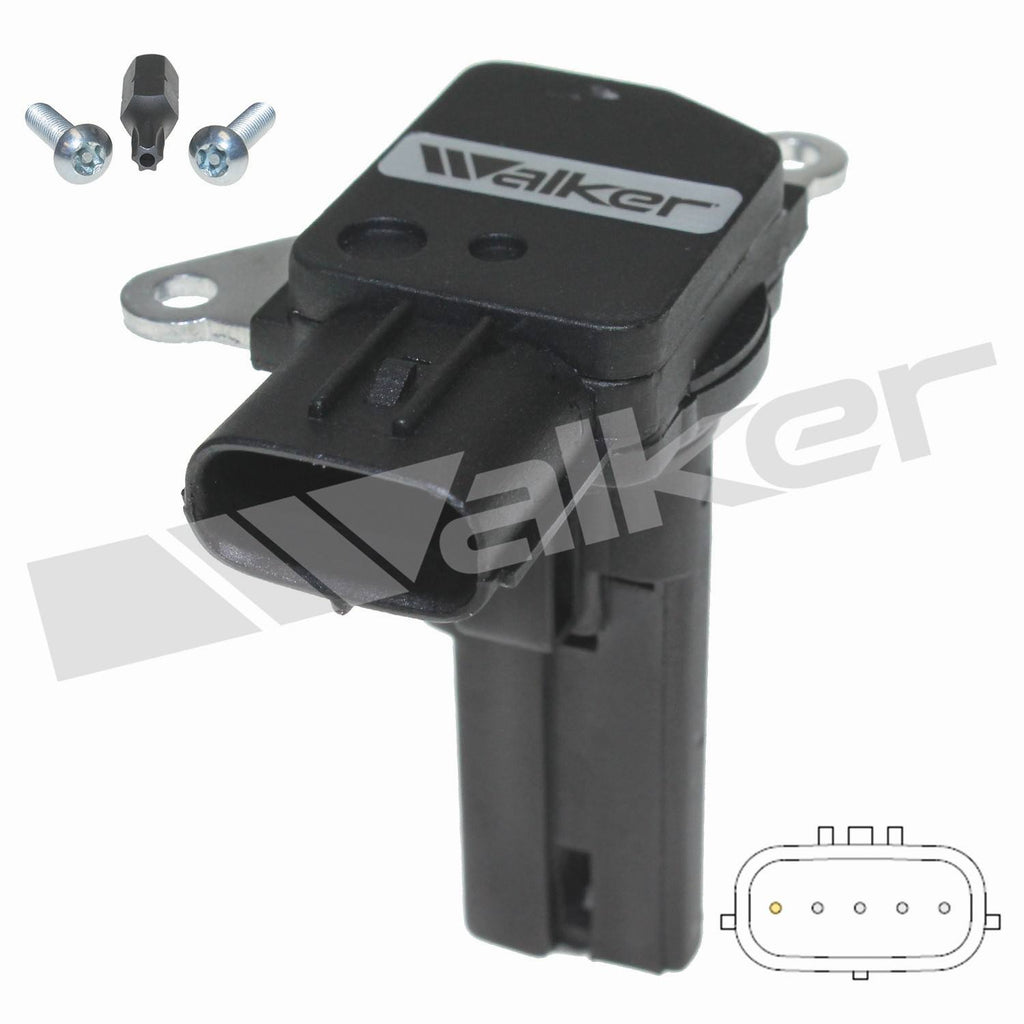 Walker Products 245-1244 Mass Air Flow Sensor - Walker 245-1244