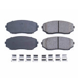 Powerstop Z17 Evolution Plus Ceramic Brake Pads with Hardware - Powerstop 17-1258N