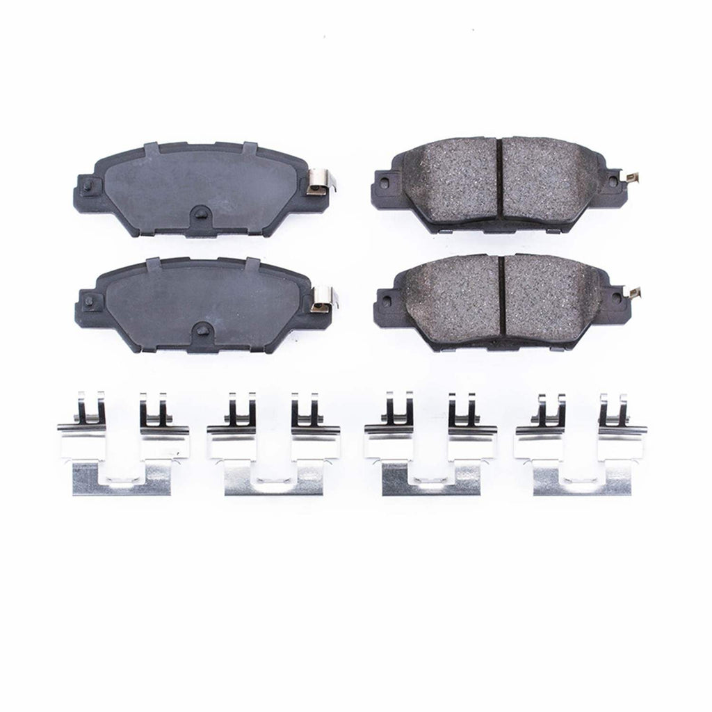 Powerstop Z17 Evolution Ceramic Brake Pads with Hardware - Powerstop 17-1846