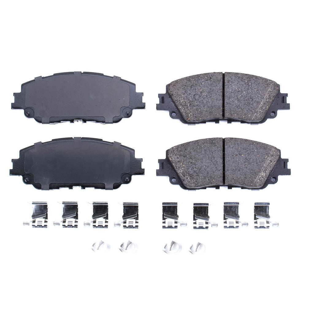 Powerstop Z17 Evolution Ceramic Brake Pads with Hardware - Powerstop 17-2076