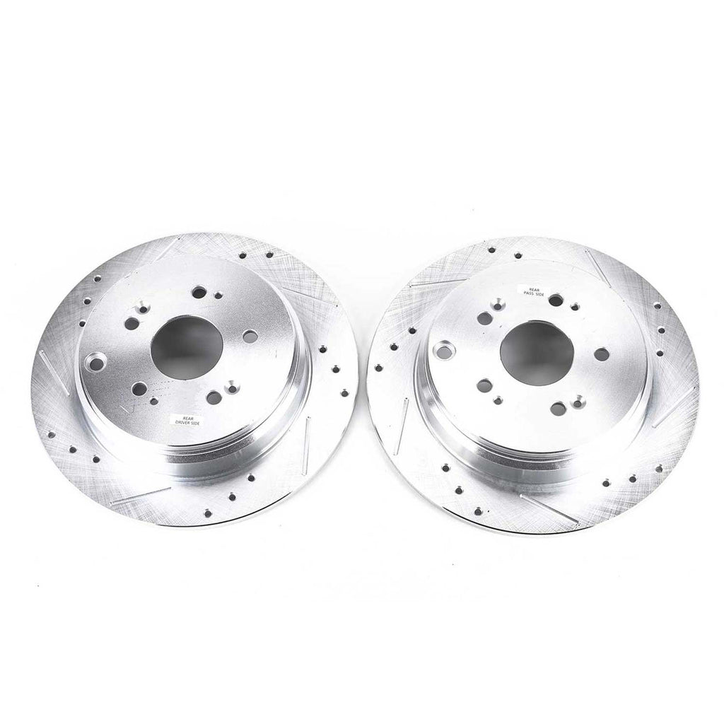 Powerstop Evolution Performance Coated Brake Rotor - Drilled and Slotted (304 mm) - Powerstop JBR1158XPR