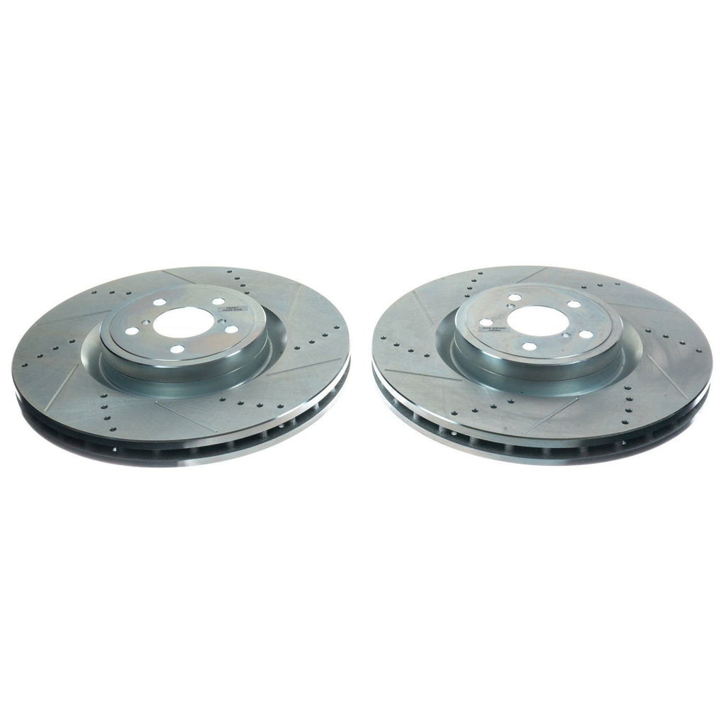 Powerstop Evolution Performance Coated Brake Rotor - Drilled and Slotted (326 mm) - Powerstop JBR1179XPR