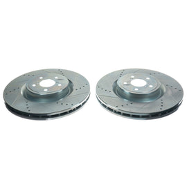 Powerstop Evolution Performance Coated Brake Rotor - Drilled and Slotted (326 mm) - Powerstop JBR1179XPR