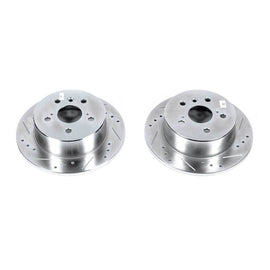 Powerstop Evolution Performance Coated Brake Rotor - Drilled and Slotted (281 mm) - Powerstop JBR1576XPR
