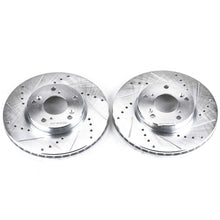 Load image into Gallery viewer, Powerstop Evolution Performance Coated Brake Rotor - Drilled and Slotted (282 mm) - Powerstop JBR709XPR