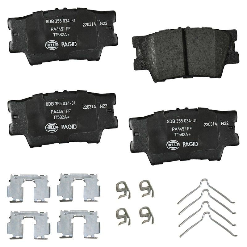 Brake Pad Set, Rear - Pagid 355034311