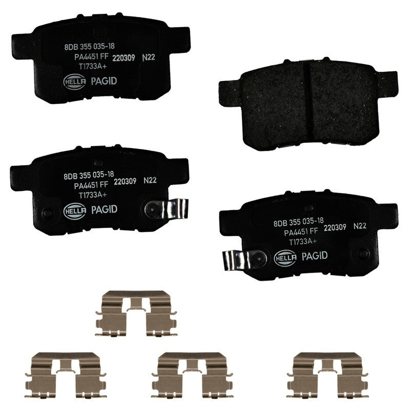 Ceramic Disc Brake Pad Set - Pagid 355035181