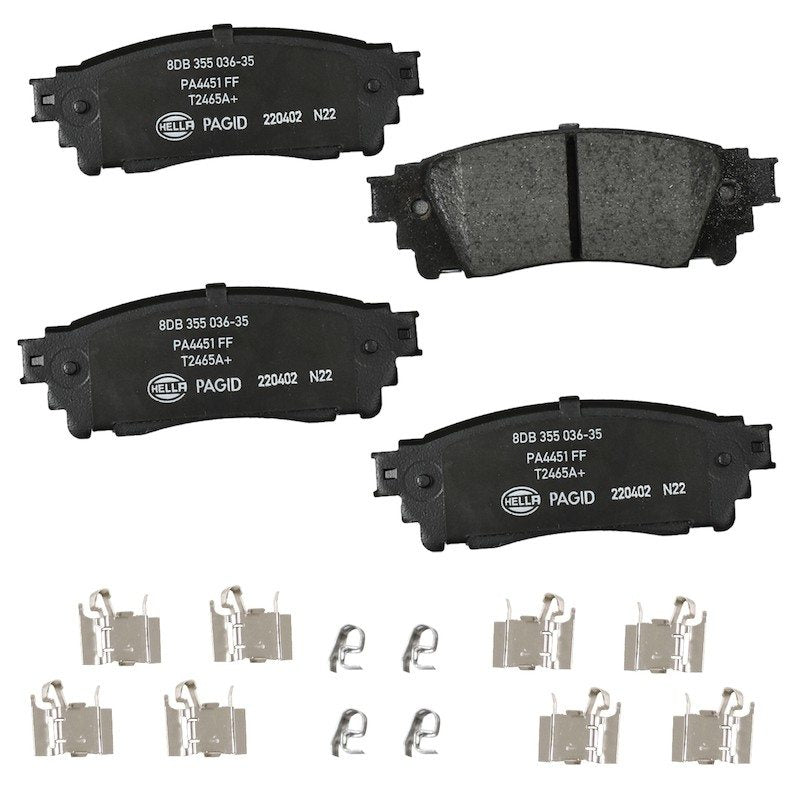 Ceramic Disc Brake Pad Set - Pagid 355036351