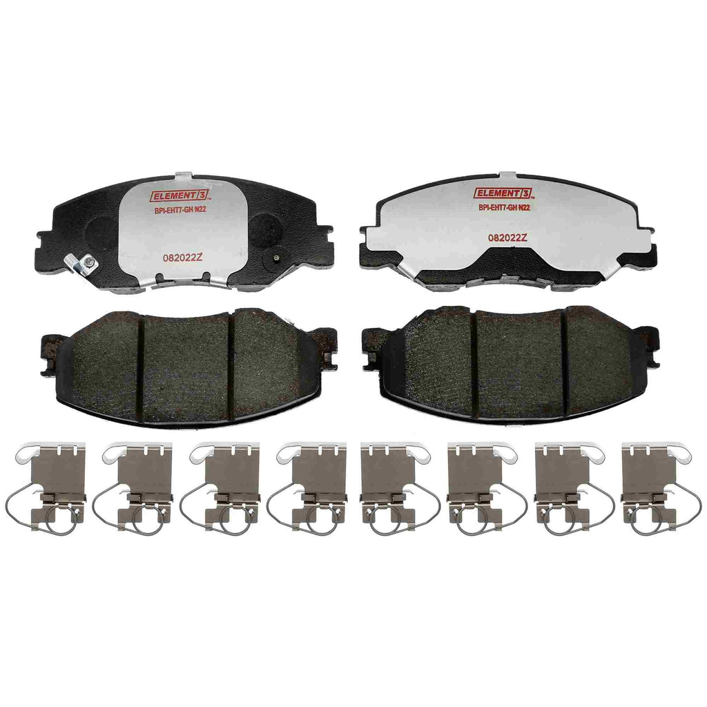 Raybestos Element3 Hybrid Brake Pad Set - Raybestos Division EHT2185H