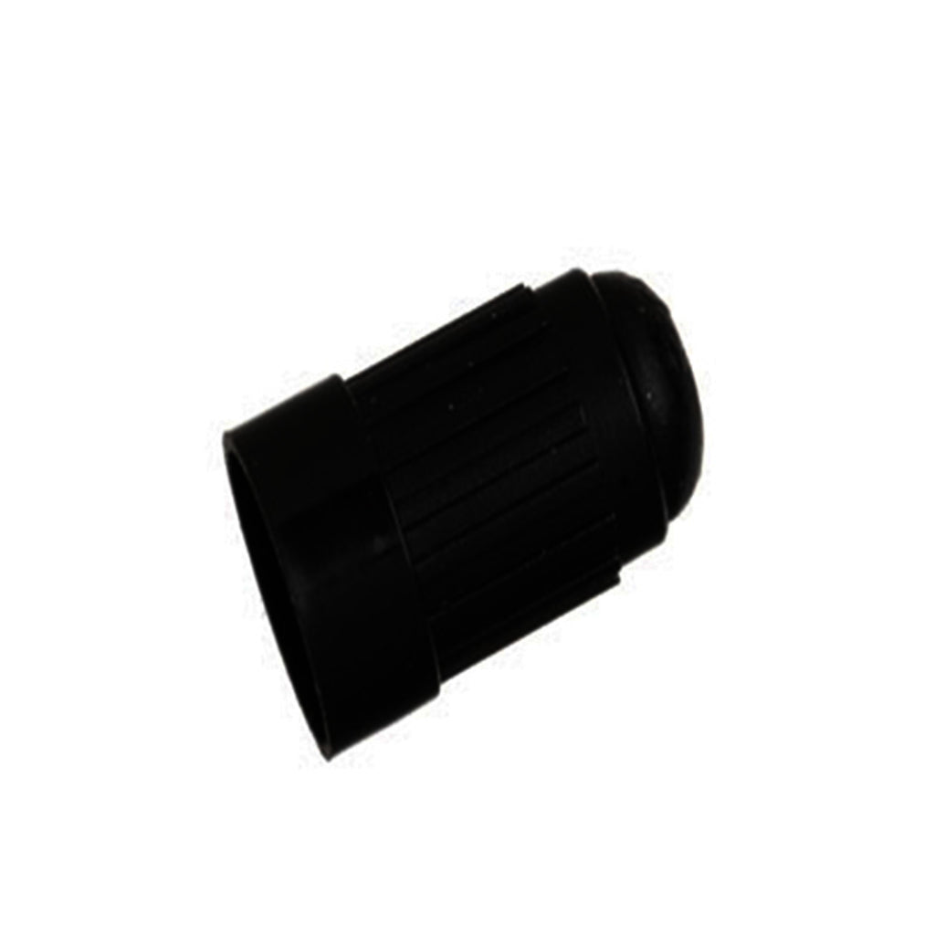 Black Plastic Sealing Cap - 100 Pack - Schrader Valves 20595