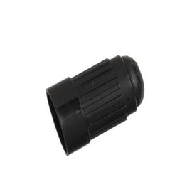 Black Plastic Sealing Cap - 100 Pack - Schrader Valves 20595