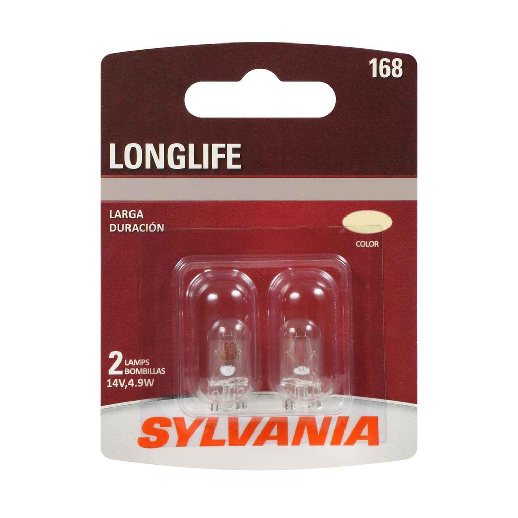 168 Long Life Incandescent - Sylvania Bulbs 168LL.BP2