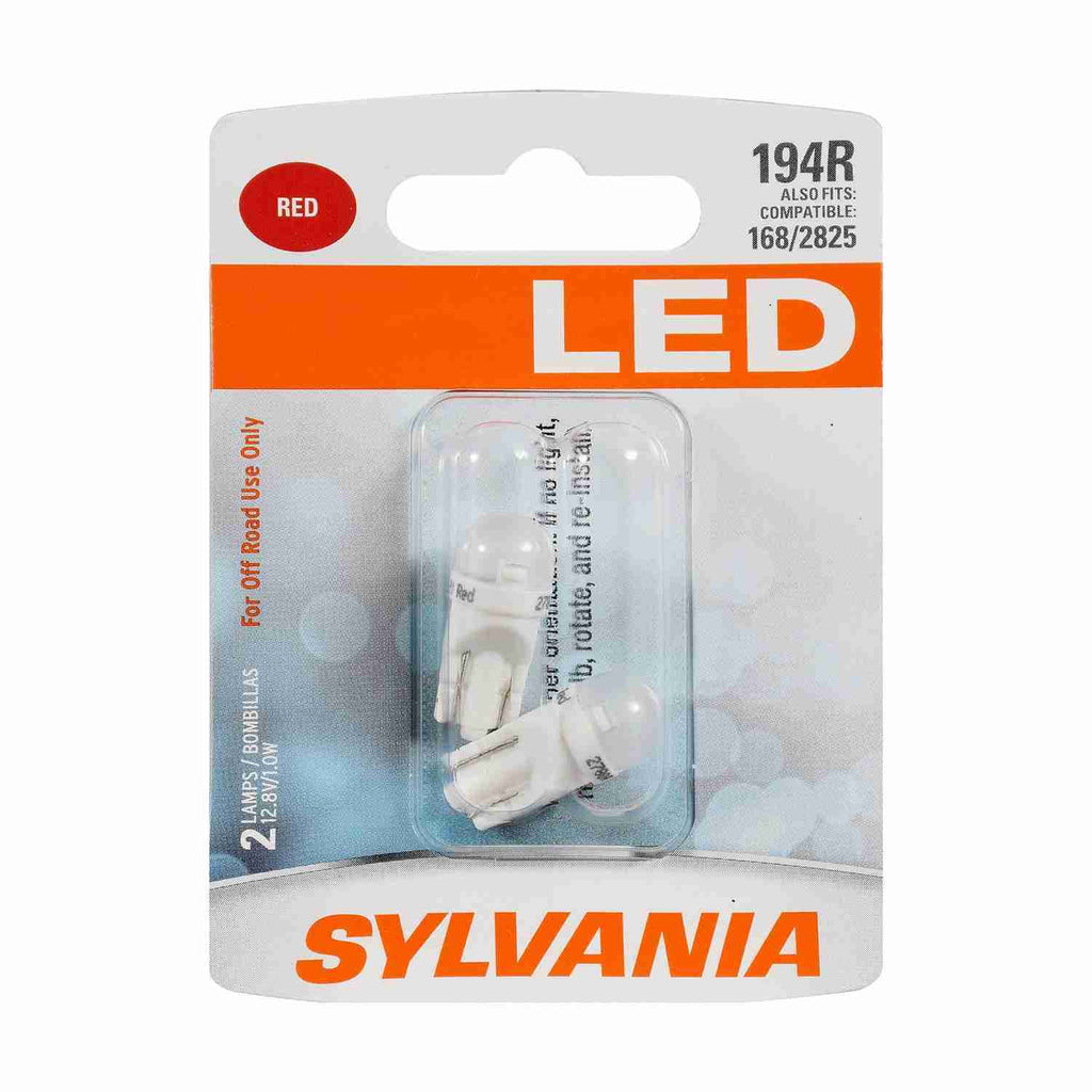194r Sylvania Led Led Blister Card 2 - Sylvania Bulbs 194RSL.BP2
