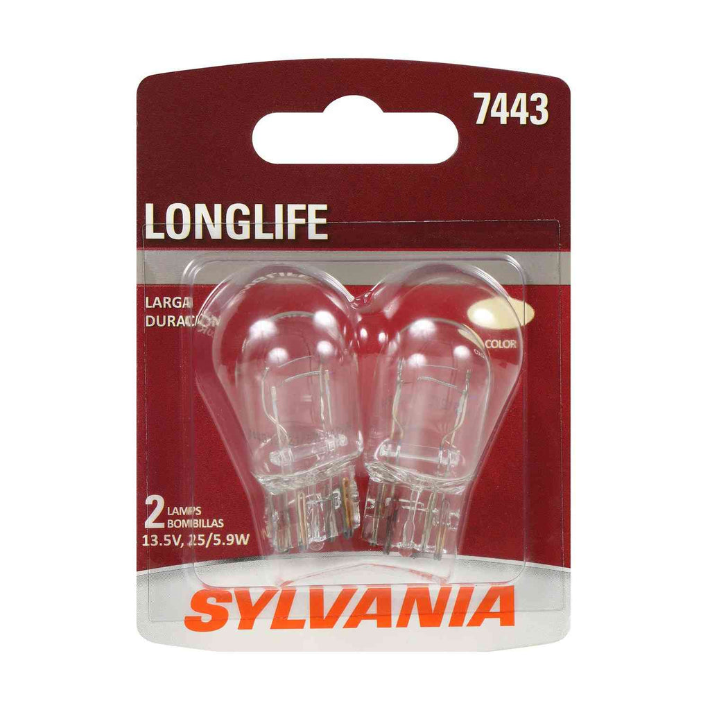 7443 Long Life Incandescent - Sylvania Bulbs 7443LL.BP2