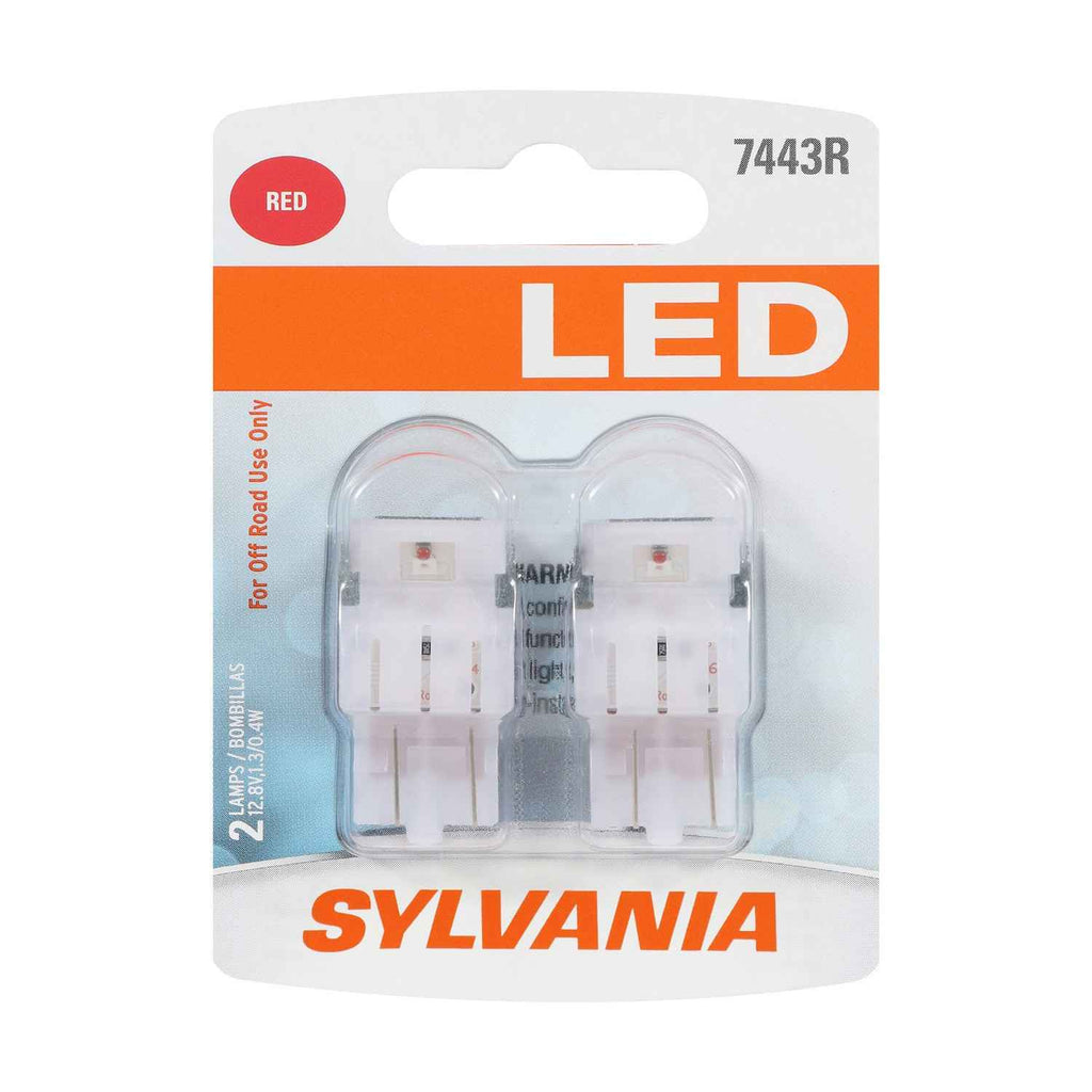 7443r Sylvania Led Led Blister Card 2 - Sylvania Bulbs 7443RSL.BP2