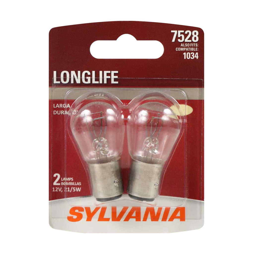 7528 Long Life Incandescent - Sylvania Bulbs 7528LL.BP2