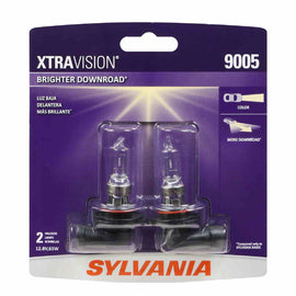 9005 Xtravision Halogen Blister Card 2 - Sylvania Bulbs 9005XV.BP2