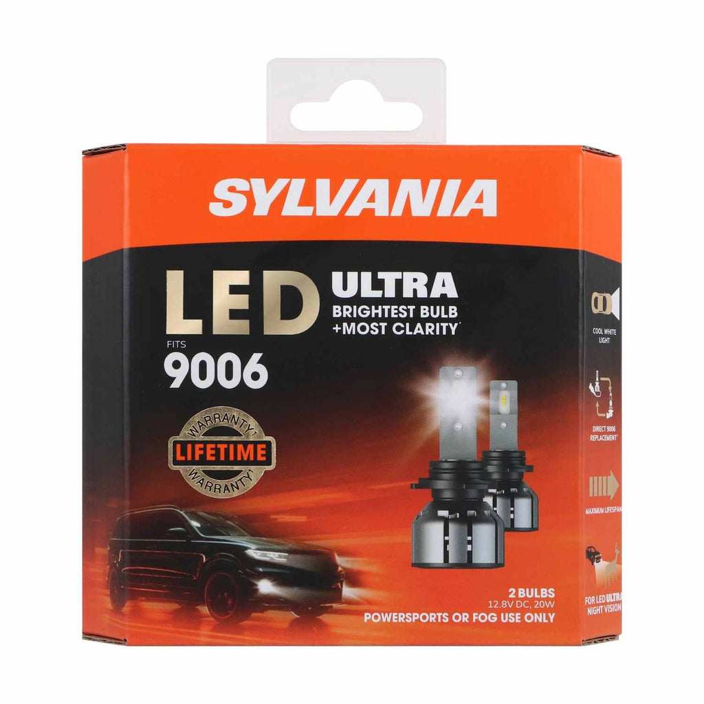 9006led Hp 20w 12v 4x2 Es/Upp - Sylvania Bulbs 9006LEDHP.BX2