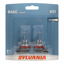 Load image into Gallery viewer, H11 Basic Halogen Blister Card 2 - Sylvania Bulbs H11.BP2