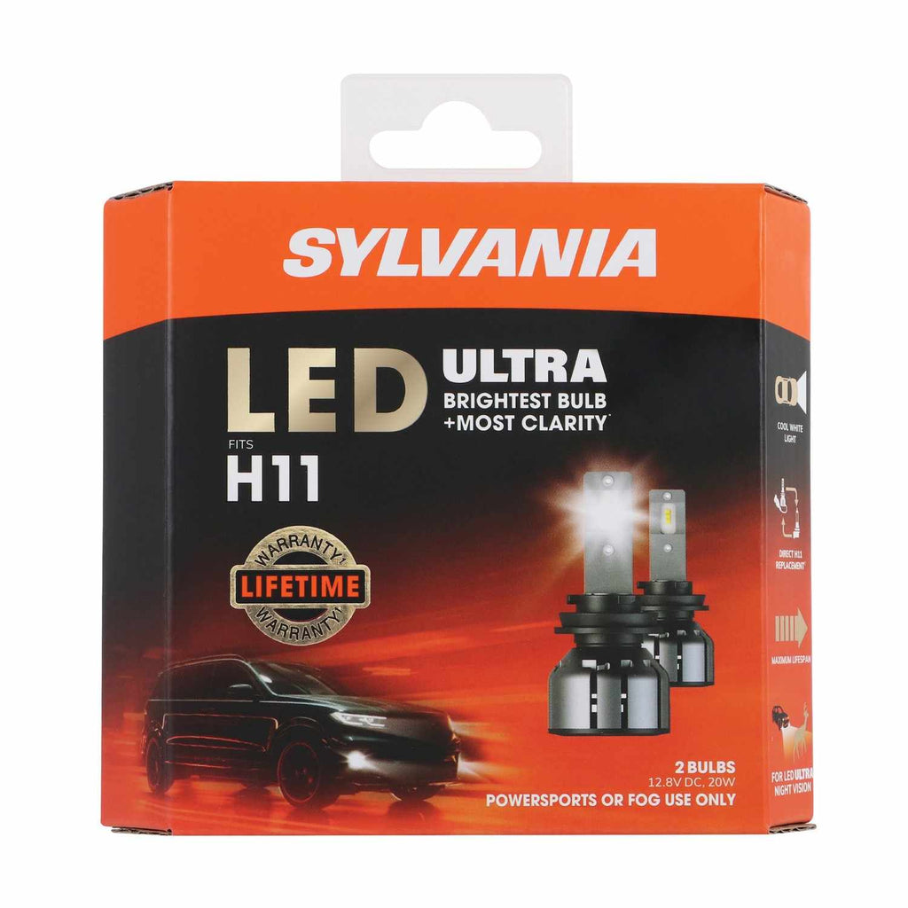 H11led Hp 20w 12v 4x2 Es/Upp - Sylvania Bulbs H11LEDHP.BX2