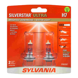 H7 Silverstar Ultra Halogen - Sylvania Bulbs H7SU.BP2