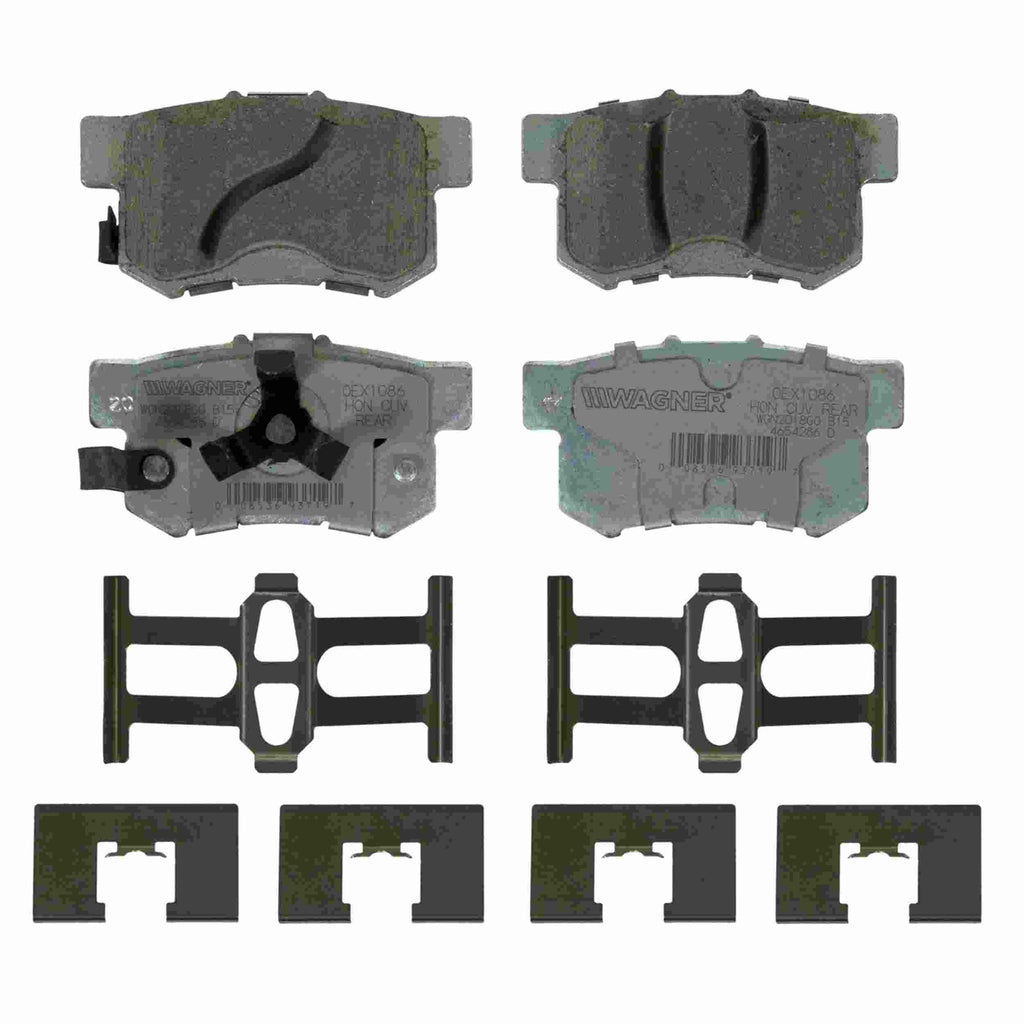 OEX Rear Disc Brake Pad Set Premium Ceramic - Wagner Brakes OEX1086