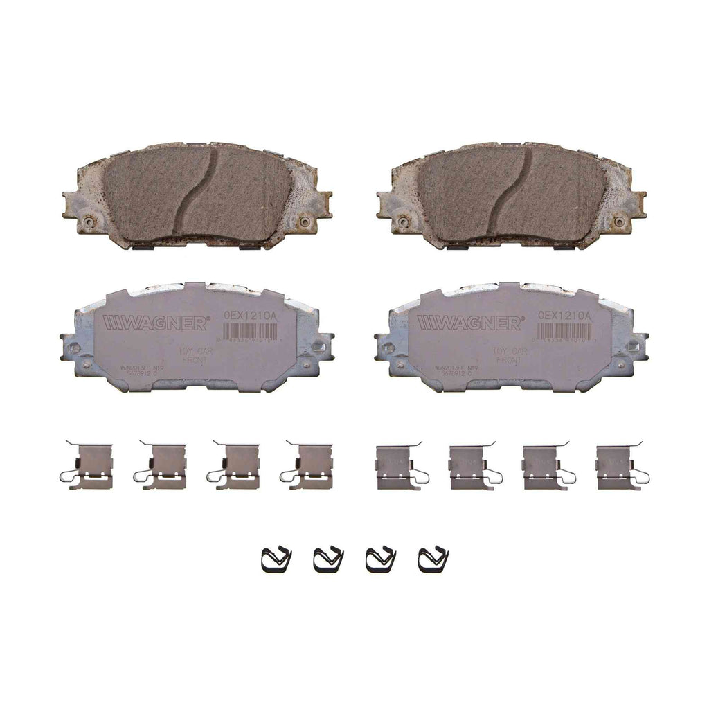 OEX Front Disc Brake Pad Set Premium Ceramic - Wagner Brakes OEX1210A