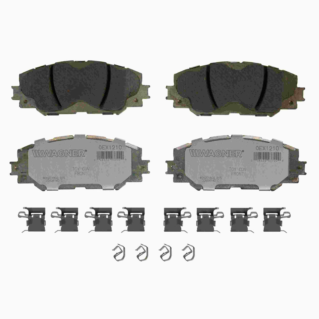 OEX Front Disc Brake Pad Set Premium Ceramic - Wagner Brakes OEX1210