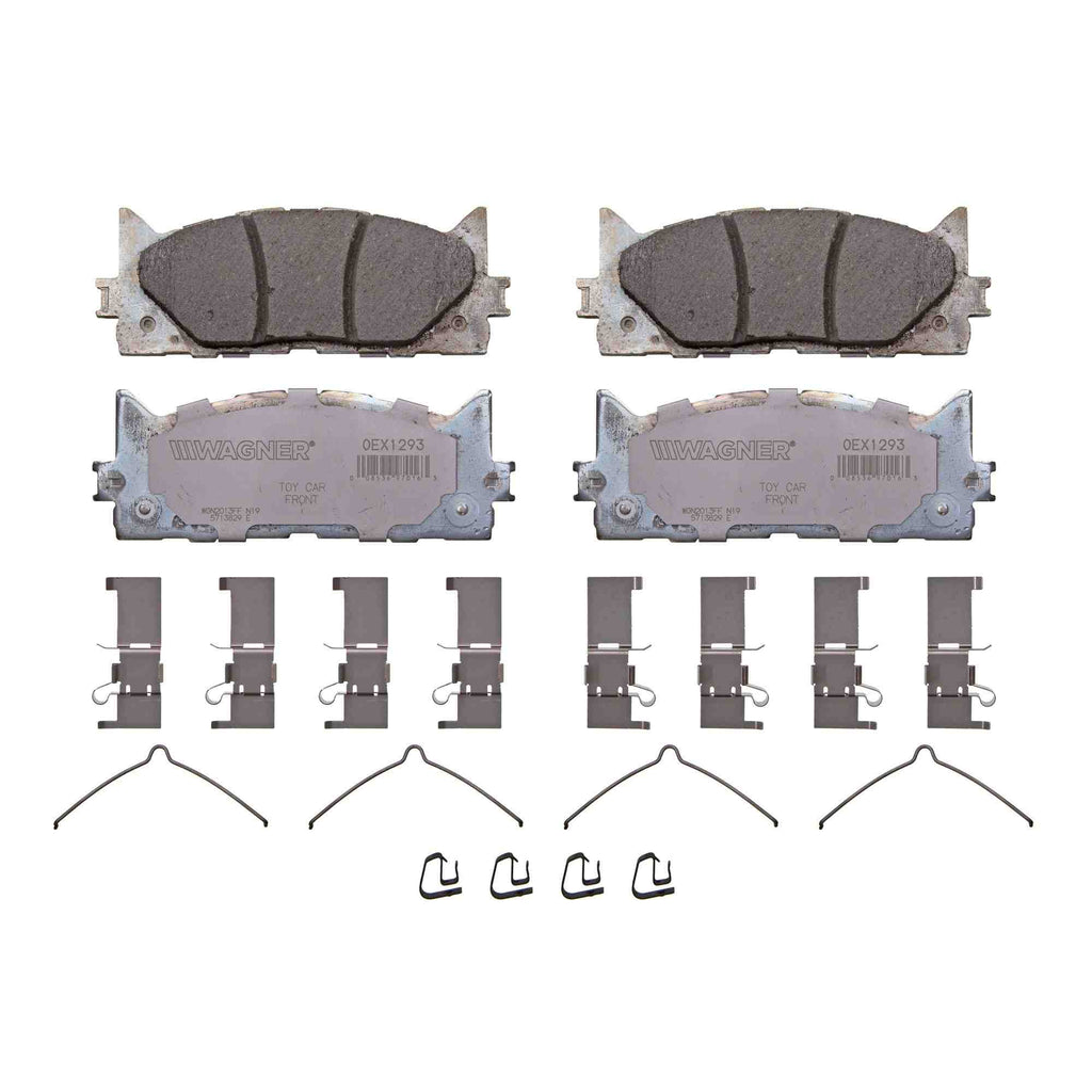 OEX Front Disc Brake Pad Set Premium Ceramic - Wagner Brakes OEX1293