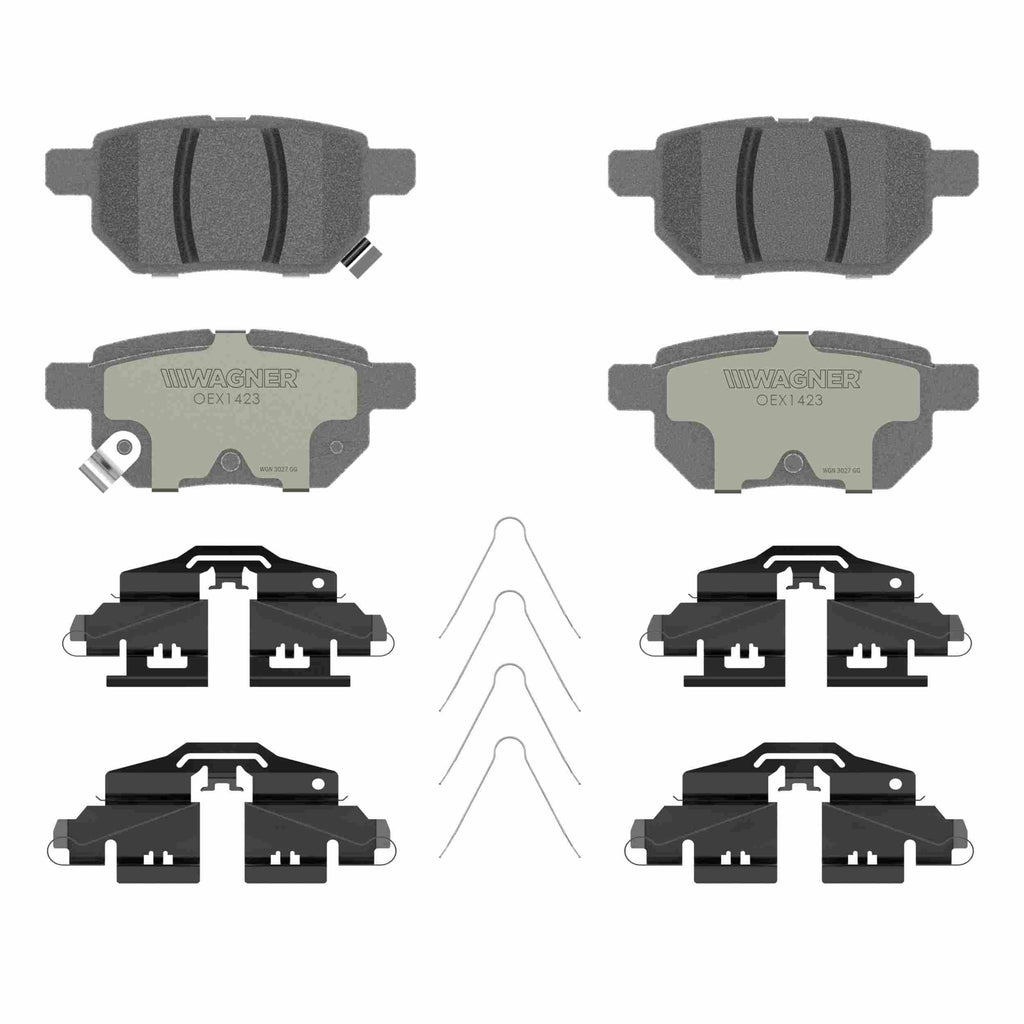 OEX Rear Disc Brake Pad Set Premium Ceramic - Wagner Brakes OEX1423