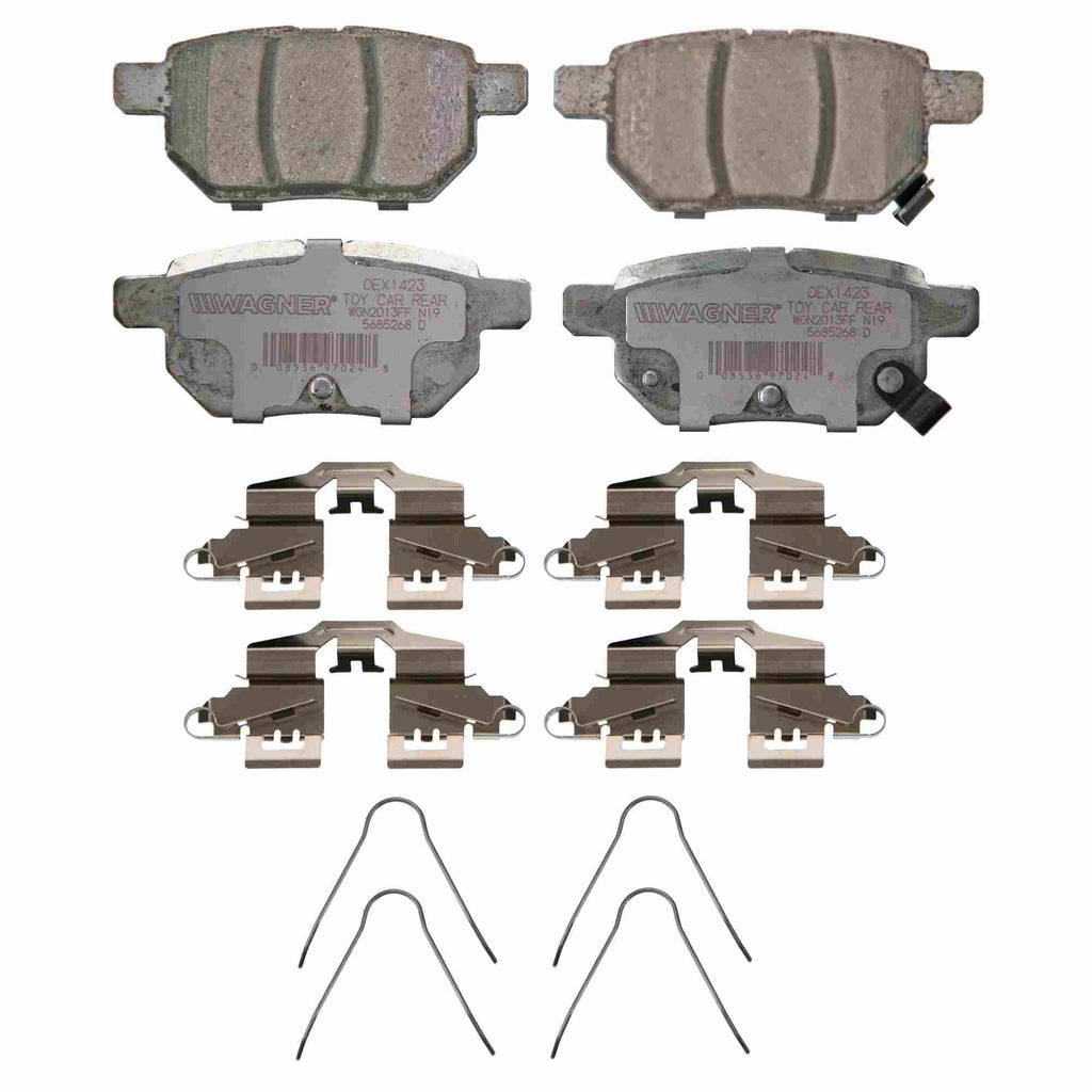 OEX Rear Disc Brake Pad Set Premium Ceramic - Wagner Brakes OEX1423