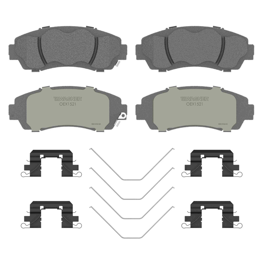 OEX Front Disc Brake Pad Set Premium Ceramic - Wagner Brakes OEX1521