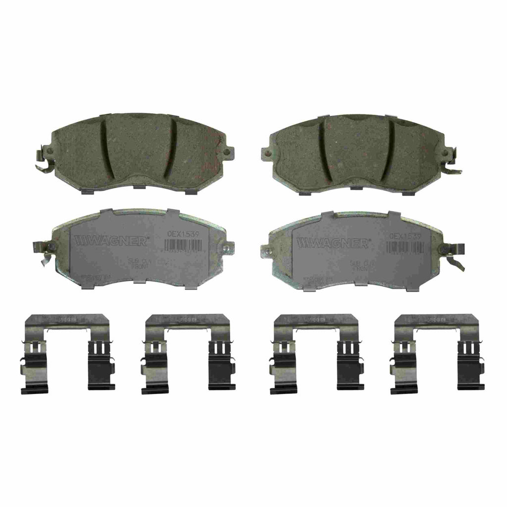 OEX Front Disc Brake Pad Set Premium Ceramic - Wagner Brakes OEX1539