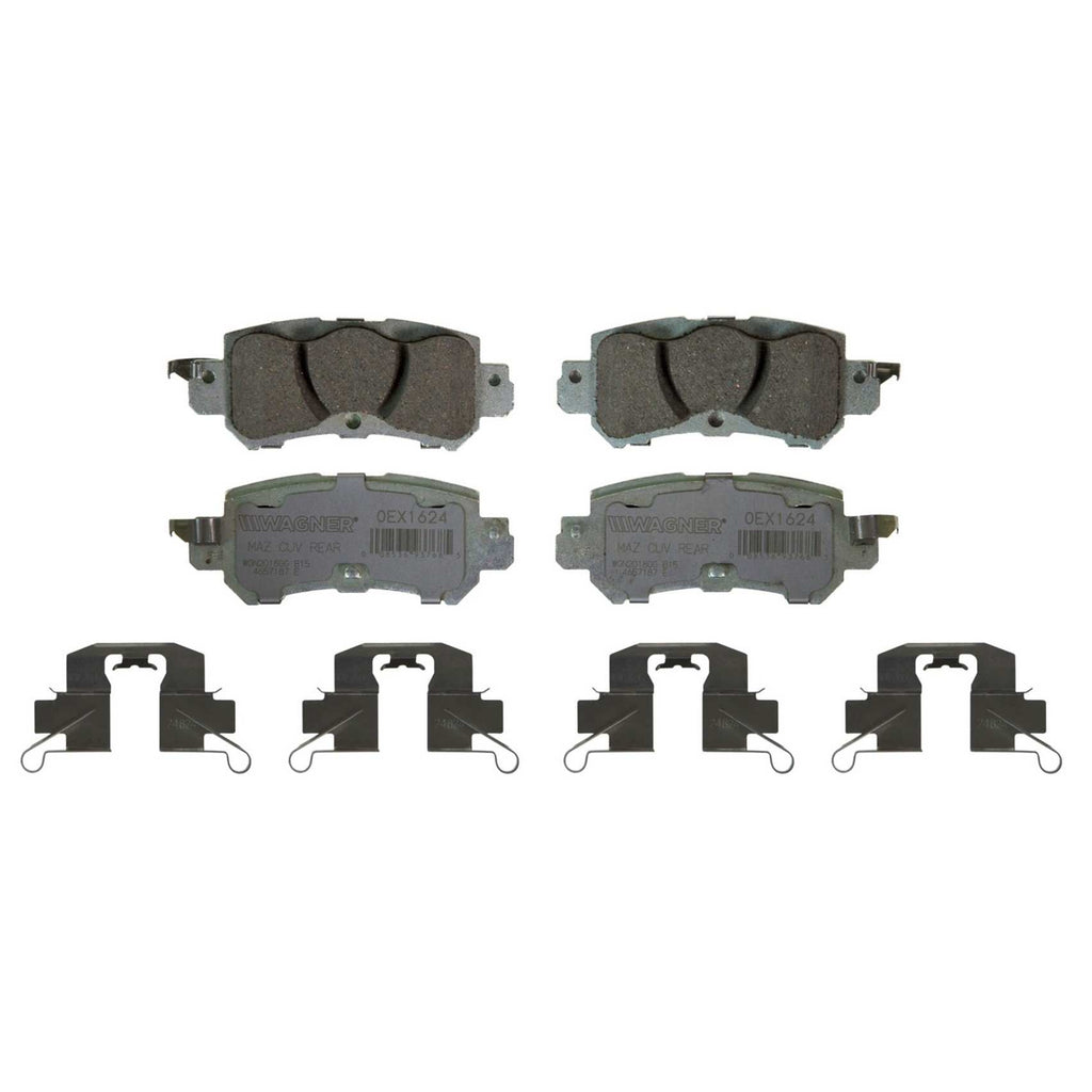 OEX Rear Disc Brake Pad Set Premium Ceramic - Wagner Brakes OEX1624
