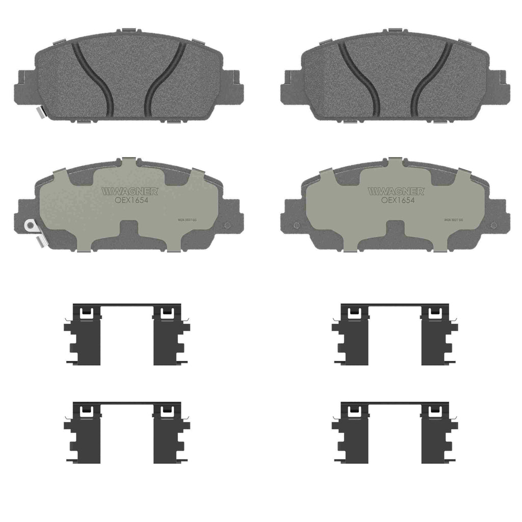 OEX Front Disc Brake Pad Set Premium Ceramic - Wagner Brakes OEX1654