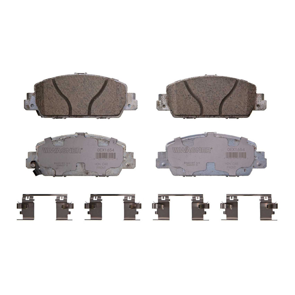 OEX Front Disc Brake Pad Set Premium Ceramic - Wagner Brakes OEX1654