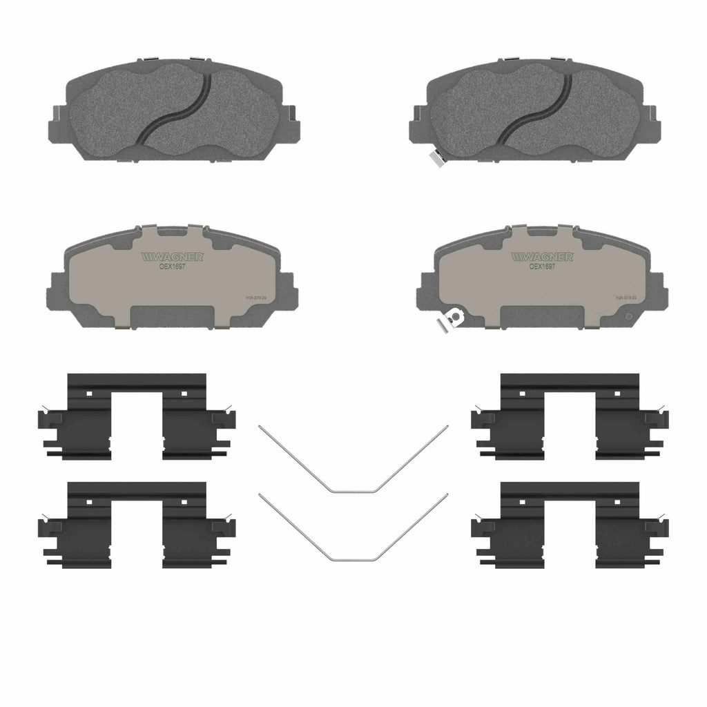 OEX Front Disc Brake Pad Set Premium Ceramic - Wagner Brakes OEX1697