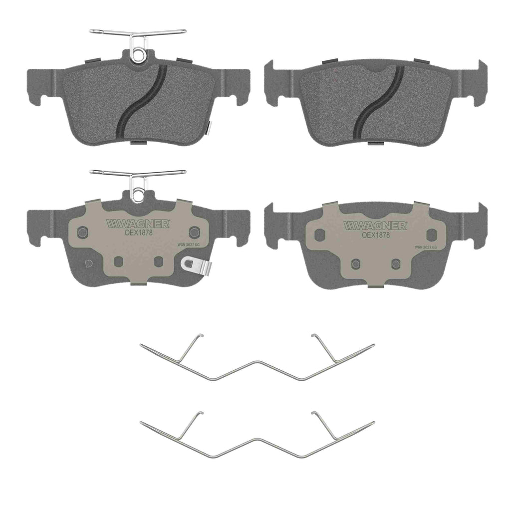 OEX Rear Disc Brake Pad Set Premium Ceramic - Wagner Brakes OEX1878