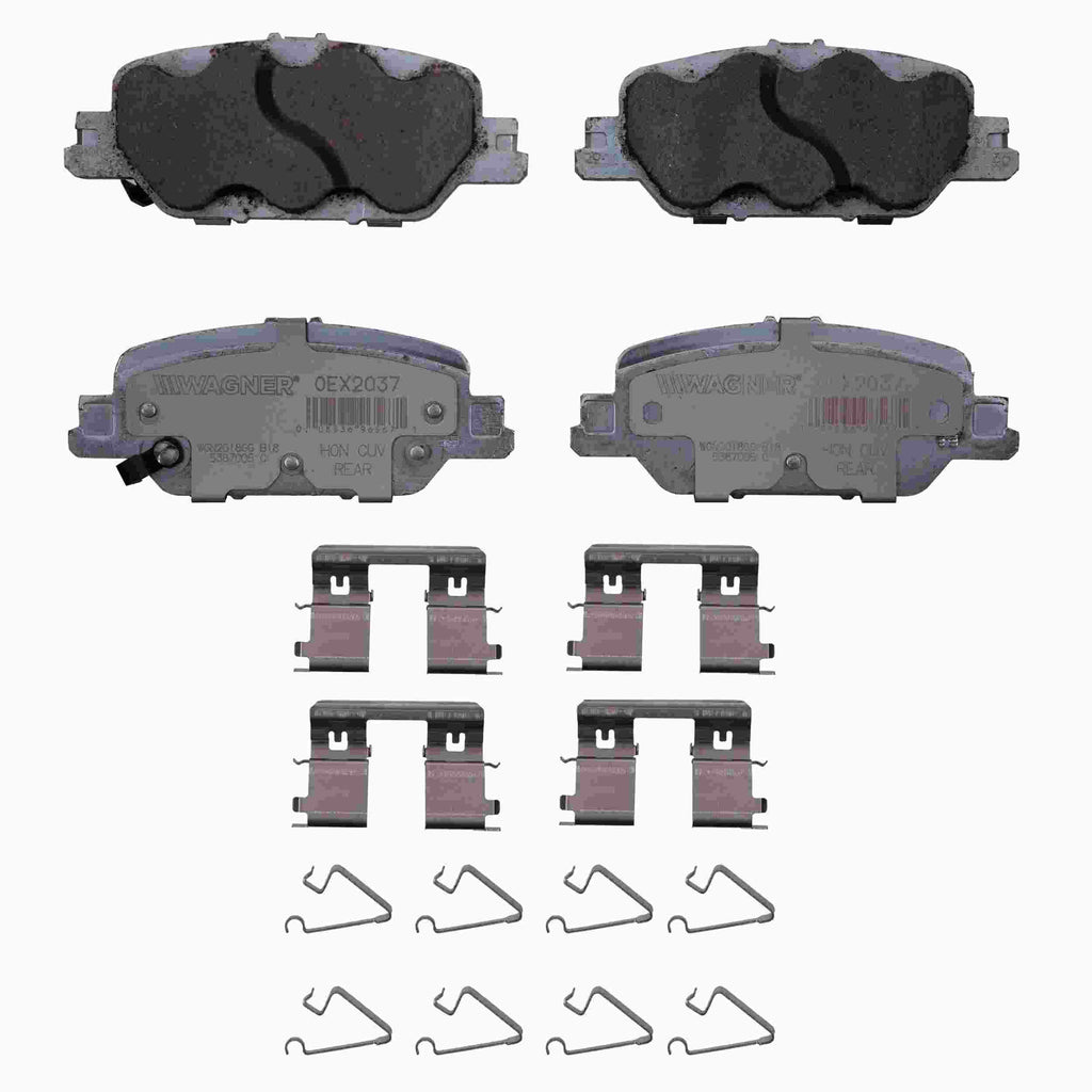 OEX Rear Disc Brake Pad Set Premium Ceramic - Wagner Brakes OEX2037