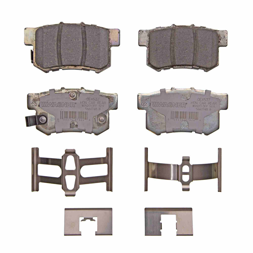 OEX Rear Disc Brake Pad Set Premium Ceramic - Wagner Brakes OEX537