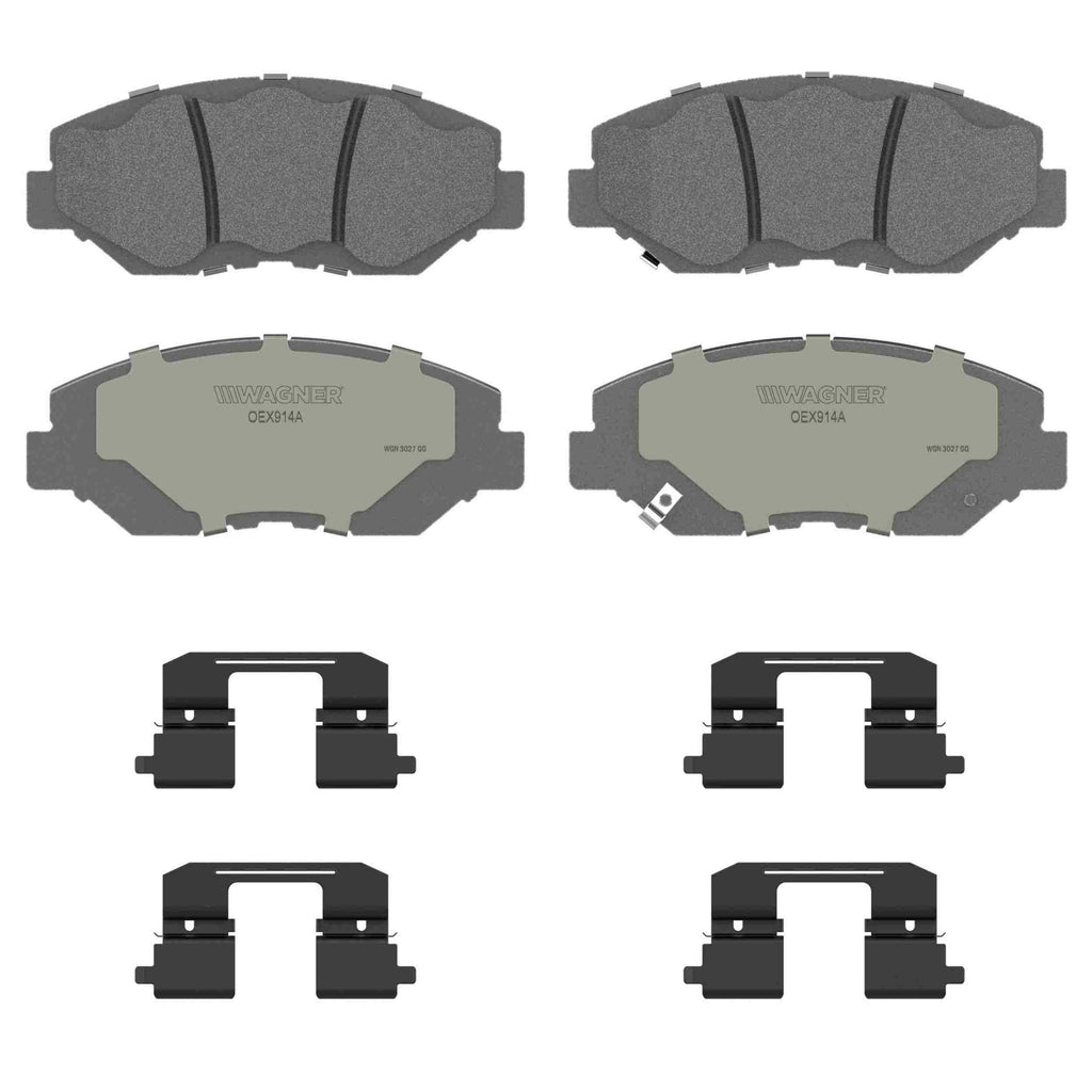 OEX Front Disc Brake Pad Set Premium Semi - Met - Wagner Brakes OEX914A
