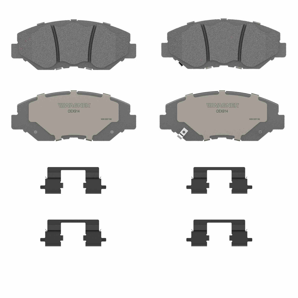 OEX Front Disc Brake Pad Set Premium Ceramic - Wagner Brakes OEX914