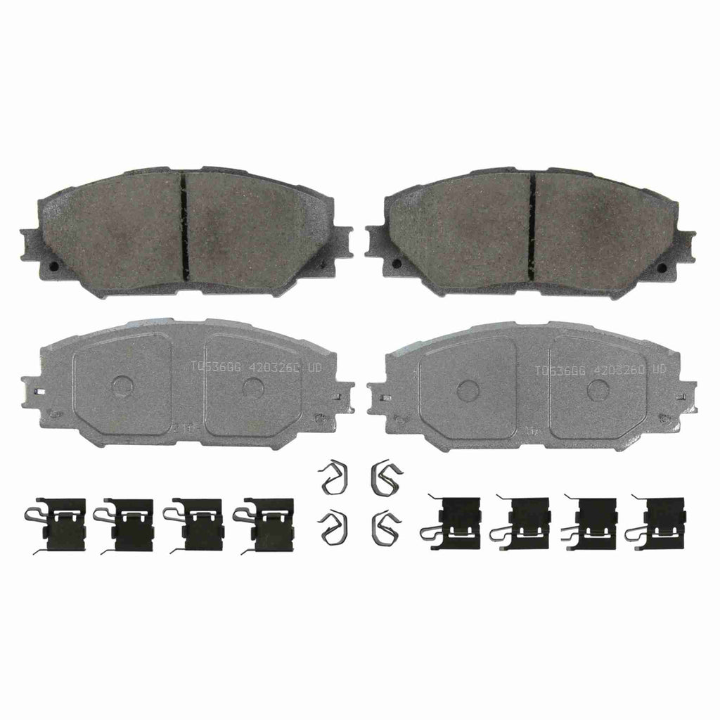 ThermoQuiet Front Disc Brake Pad Set Ceramic - Wagner Brakes QC1210